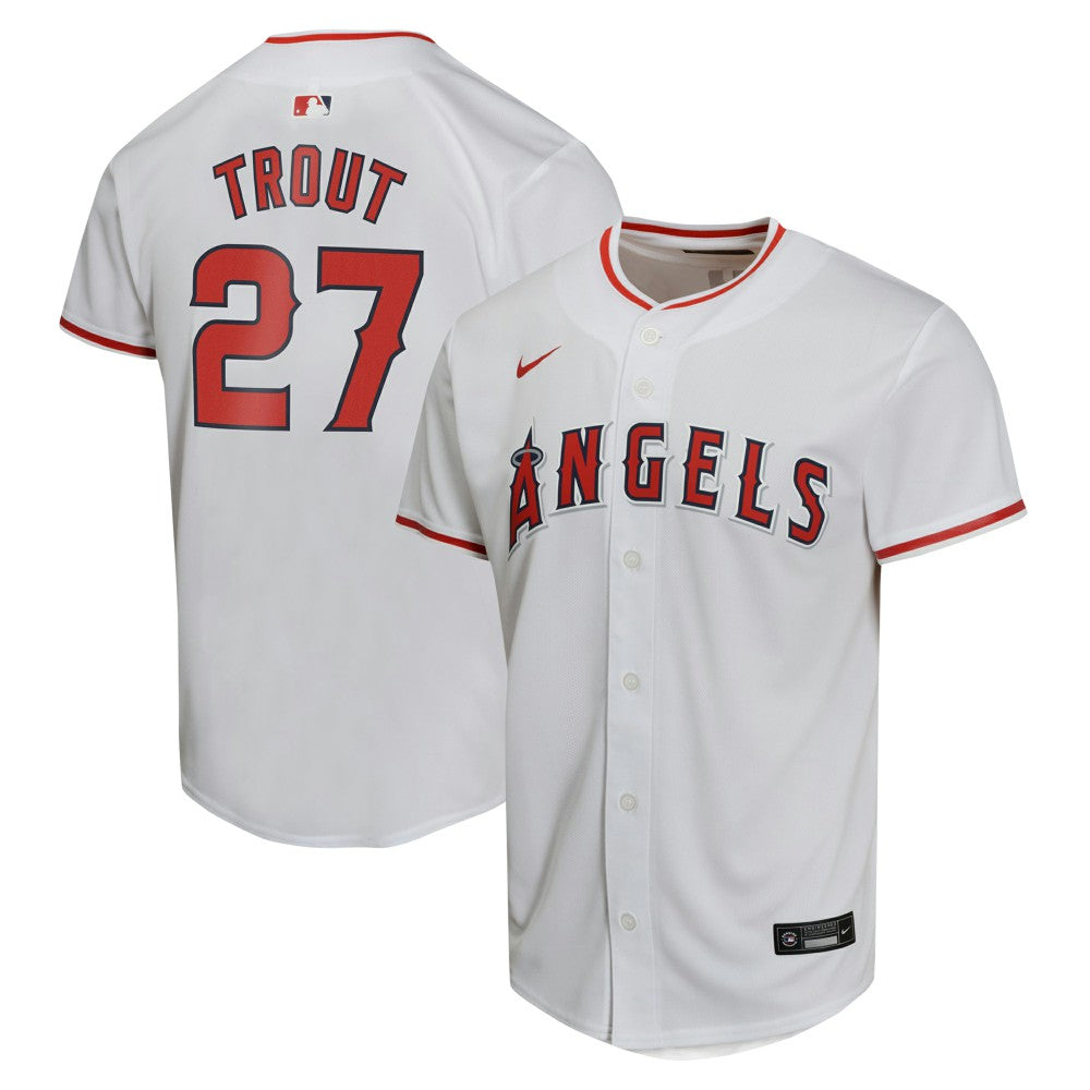 Mike Trout Los Angeles Angels Nike Youth Home Game Player Jersey Outlet