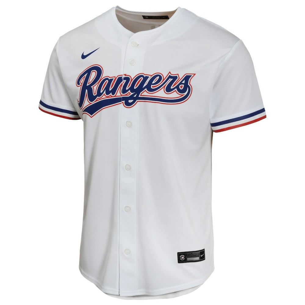 Jacob deGrom Texas Rangers Nike Youth Home Game Player Jersey for sale