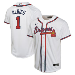 Ozzie Albies Atlanta Braves Nike Youth Home Game Player Jersey Near Me
