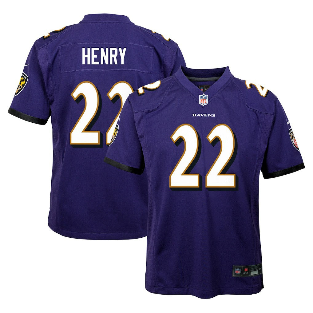 Derrick Henry Baltimore Ravens Youth Game Jersey - Purple - Nike