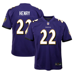 Derrick Henry Baltimore Ravens Youth Game Jersey - Purple - Nike