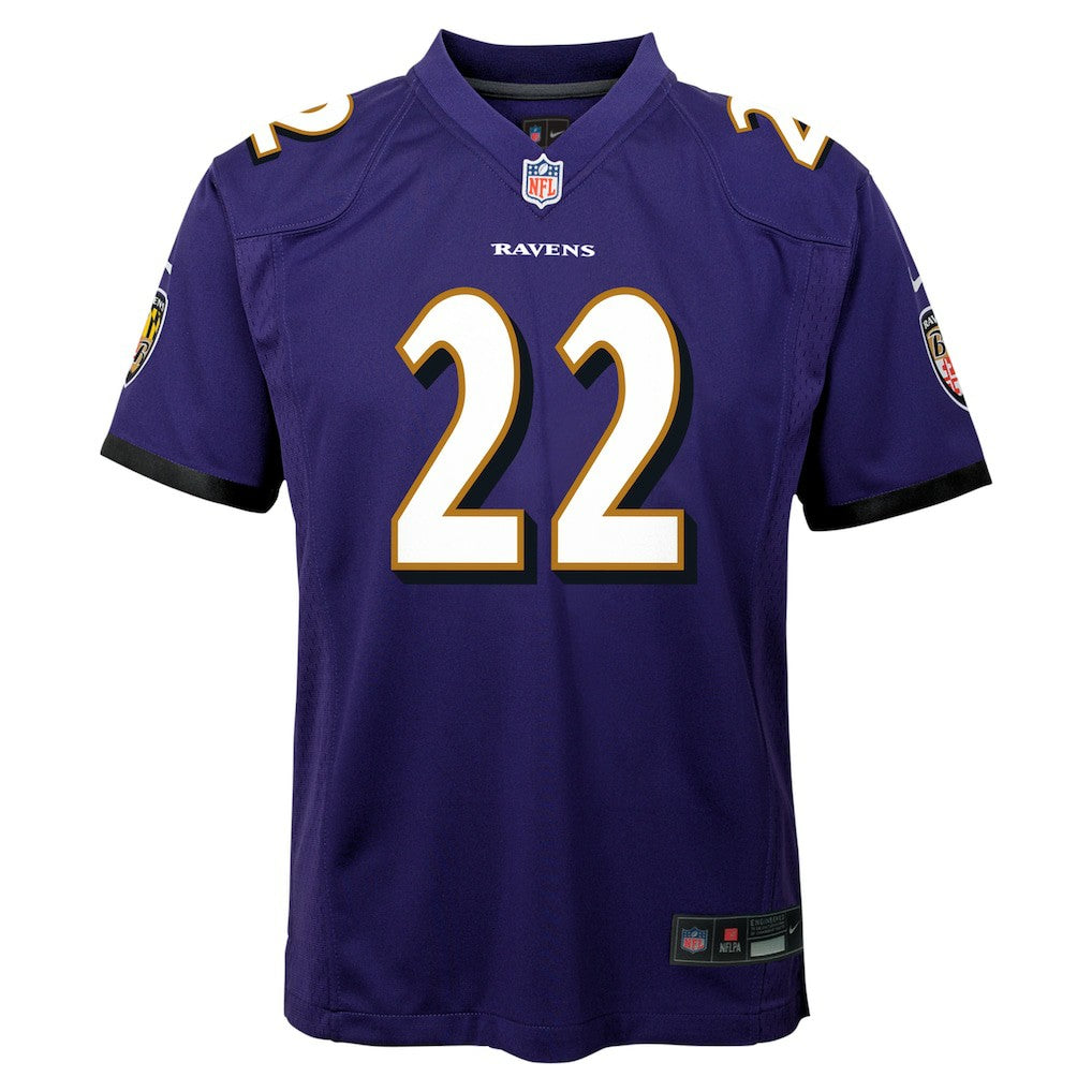 Derrick Henry Baltimore Ravens Youth Game Jersey - Purple - Nike