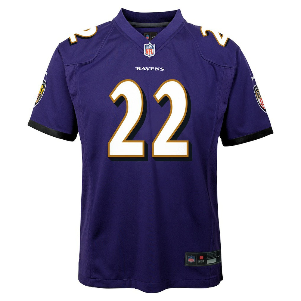 Derrick Henry Baltimore Ravens Youth Game Jersey - Purple - Nike