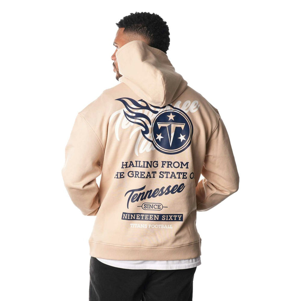Tennessee Titans The Wild Collective Unisex Fleece Pullover Hoodie - Cream - NFL