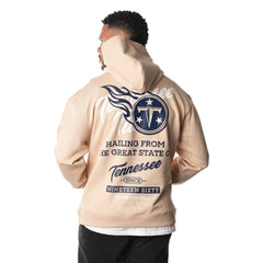 Tennessee Titans The Wild Collective Unisex Fleece Pullover Hoodie - Cream - NFL