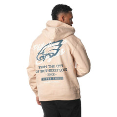 Philadelphia Eagles The Wild Collective Unisex Fleece Pullover Hoodie - Cream - NFL