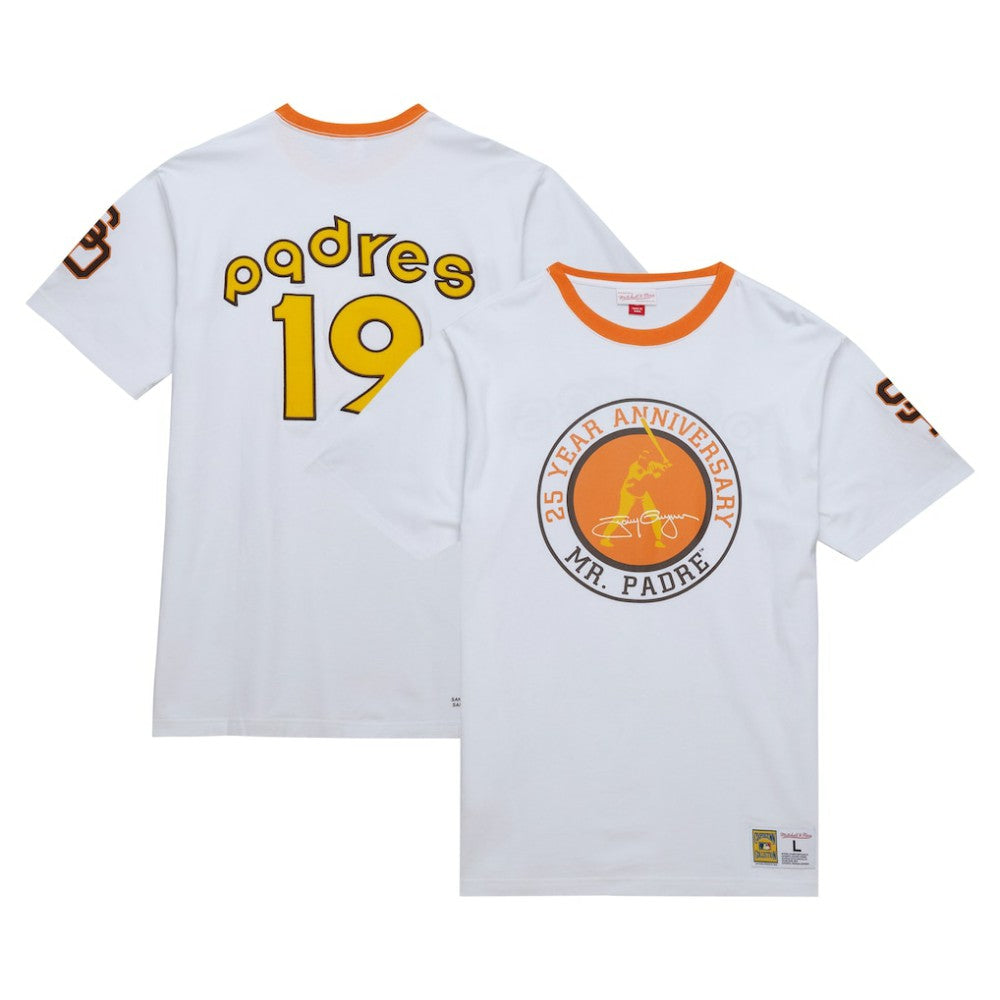 San Diego Padres Mitchell & Ness Cooperstown Collection Player Legends Ringer T-Shirt Sale