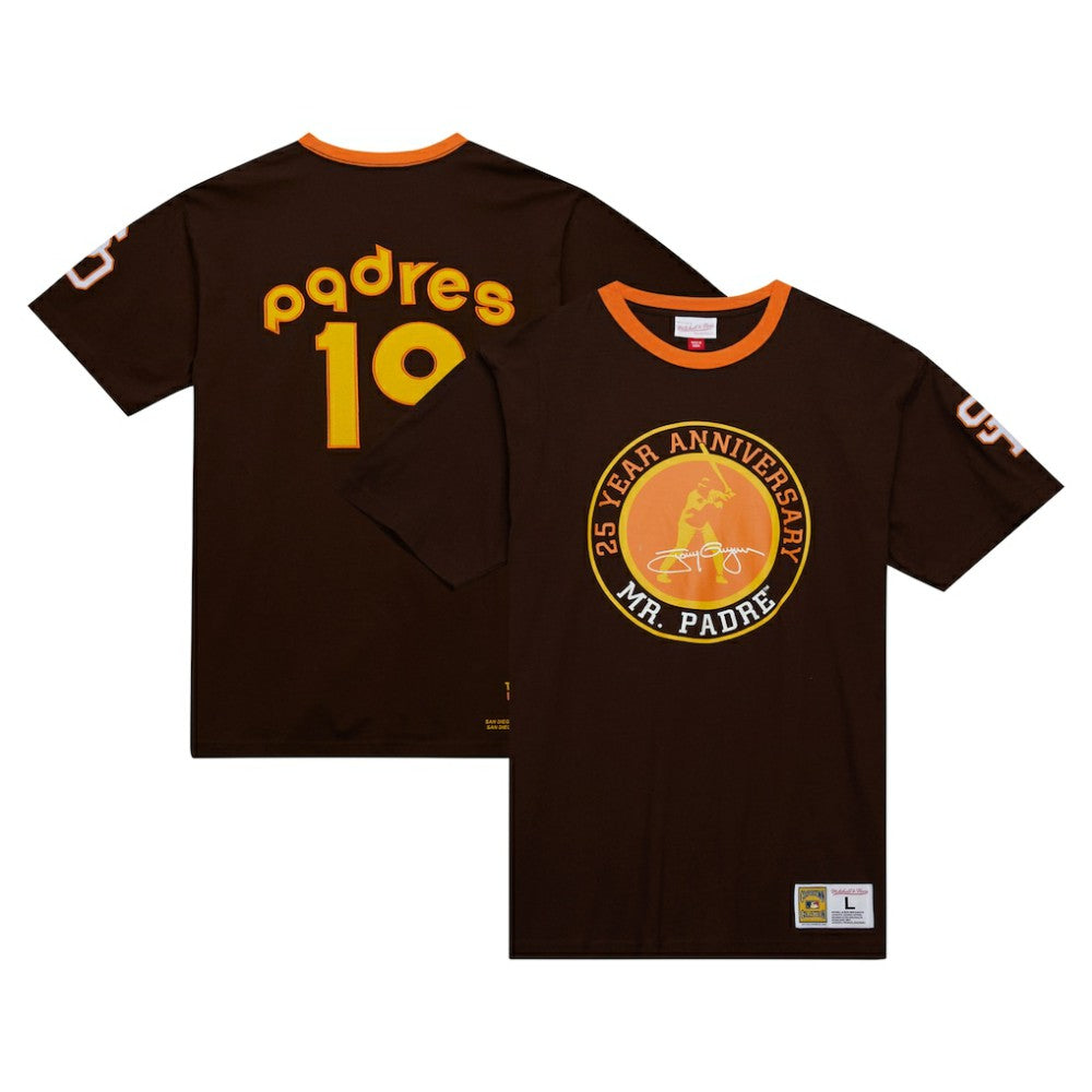 San Diego Padres Mitchell & Ness Cooperstown Collection Player Legends Ringer T-Shirt Discount