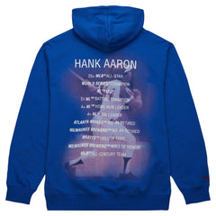 Hank Aaron Atlanta Braves Mitchell & Ness Vintage Logo Name & Number Pullover Hoodie Sale