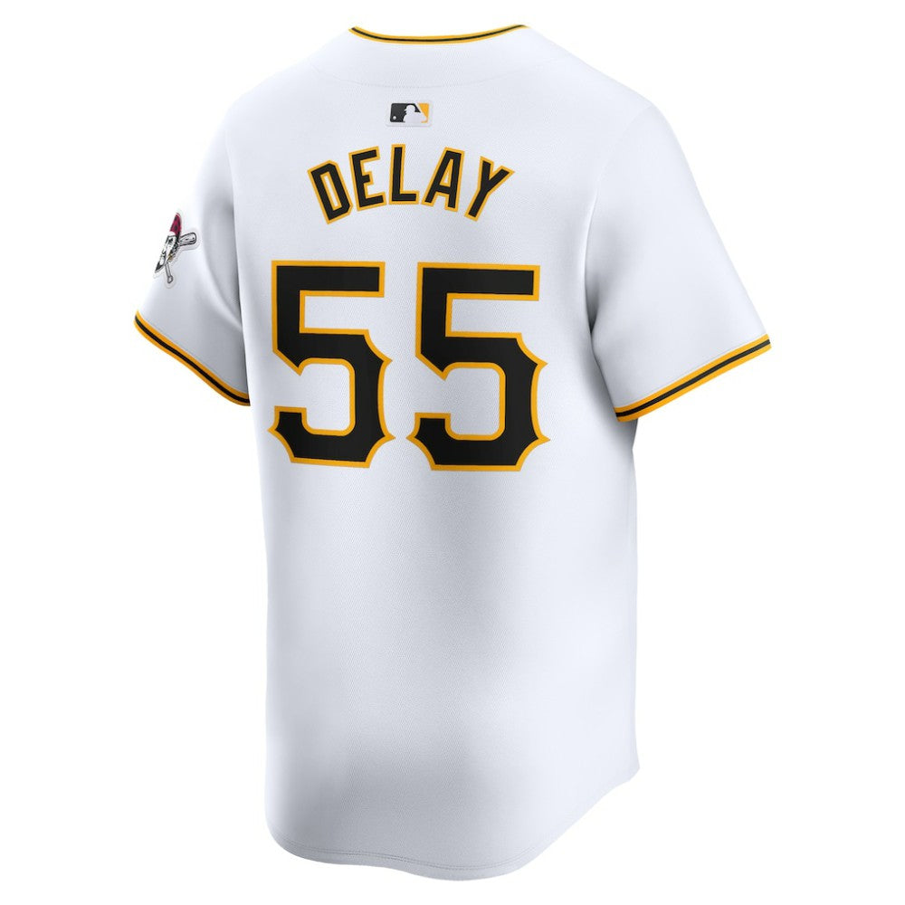 Jason Delay Pittsburgh Pirates Nike Home Limited Player Jersey Outlet