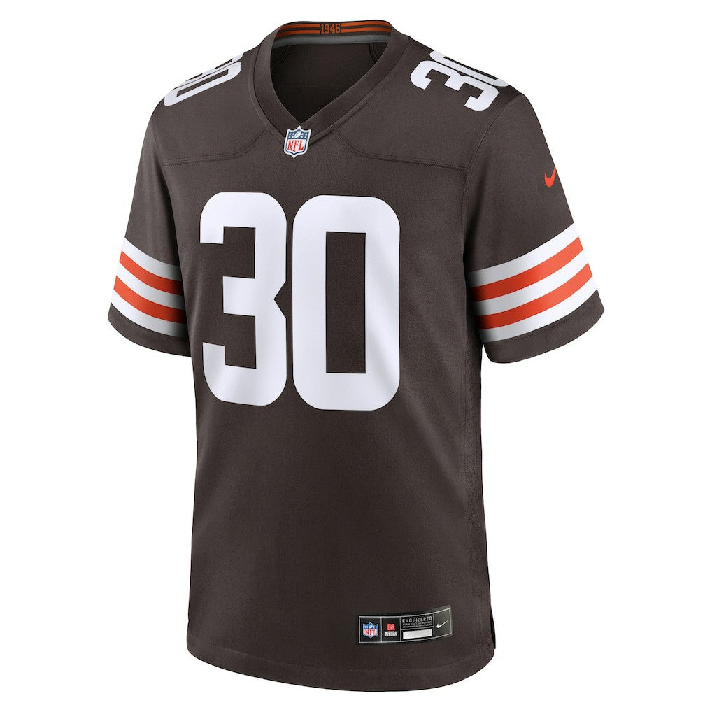 Devin Bush Cleveland Browns Game Jersey - Brown - Nike