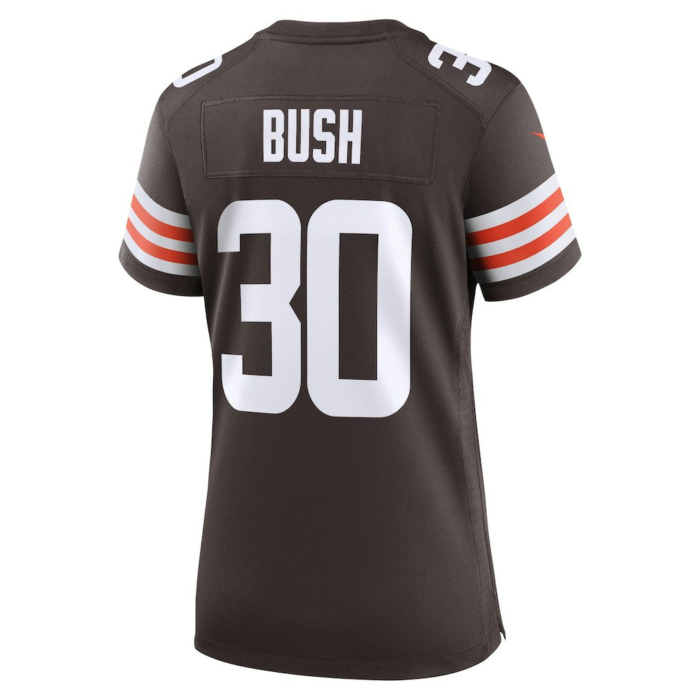 Devin Bush Cleveland Browns Women's Game Jersey - Brown - Nike