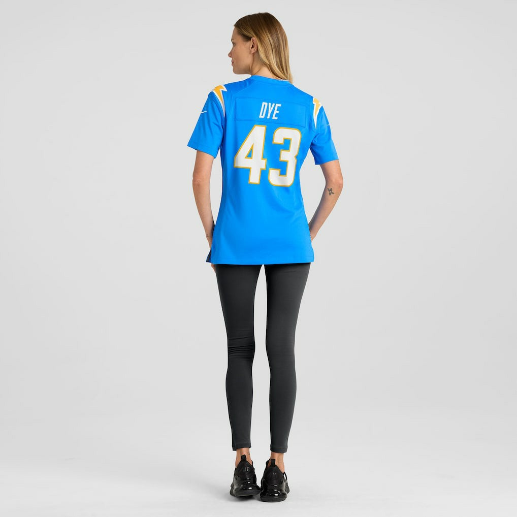 Troy Dye Los Angeles Chargers Women's Game Jersey - Powder Blue - Nike