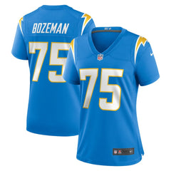 Bradley Bozeman Los Angeles Chargers Women's Game Jersey - Powder Blue - Nike