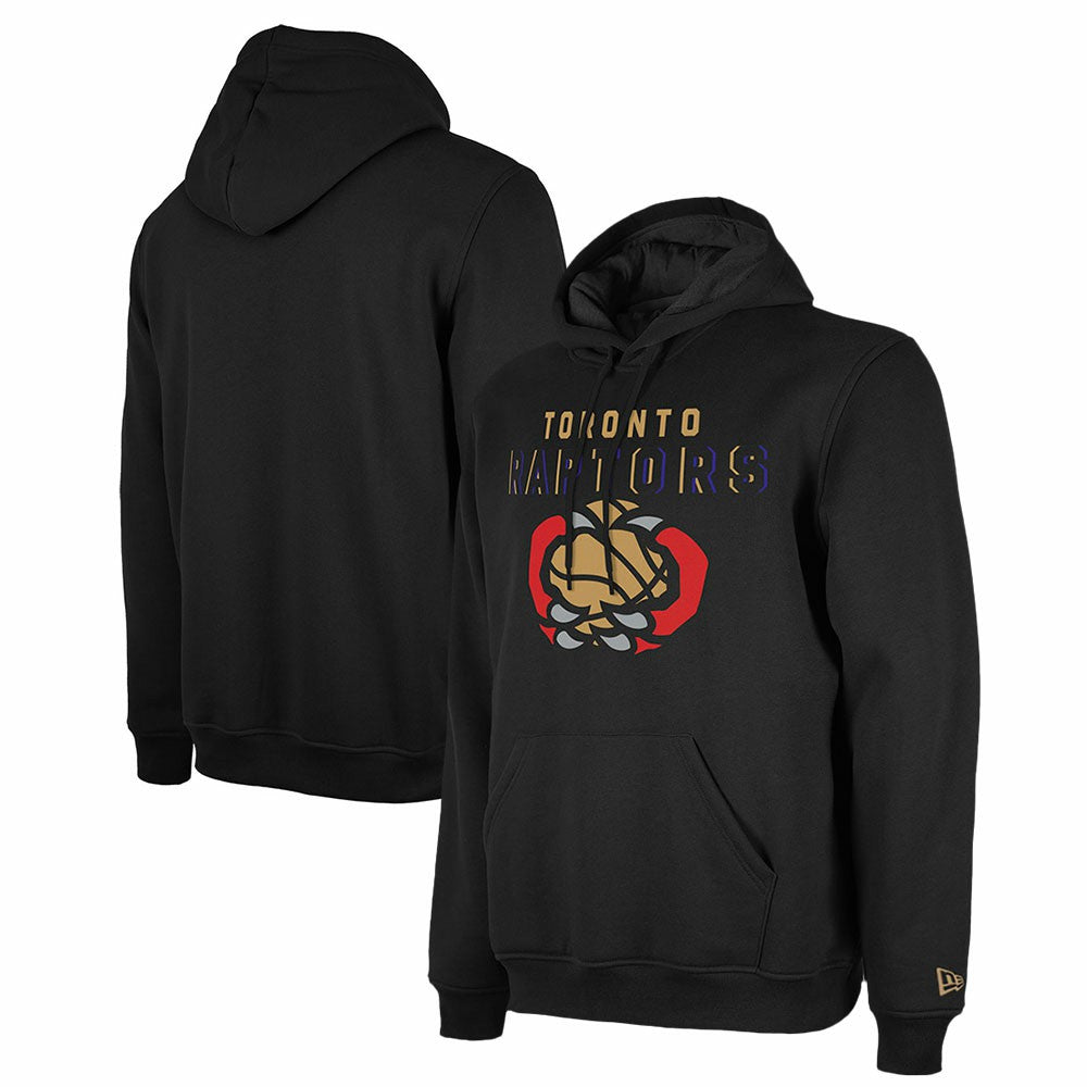 New Era Toronto Raptors 2024/25 City Edition Pullover Hoodie Black
