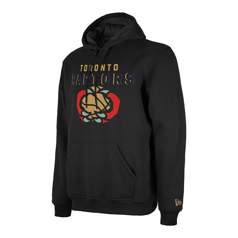 New Era Toronto Raptors 2024/25 City Edition Pullover Hoodie Black