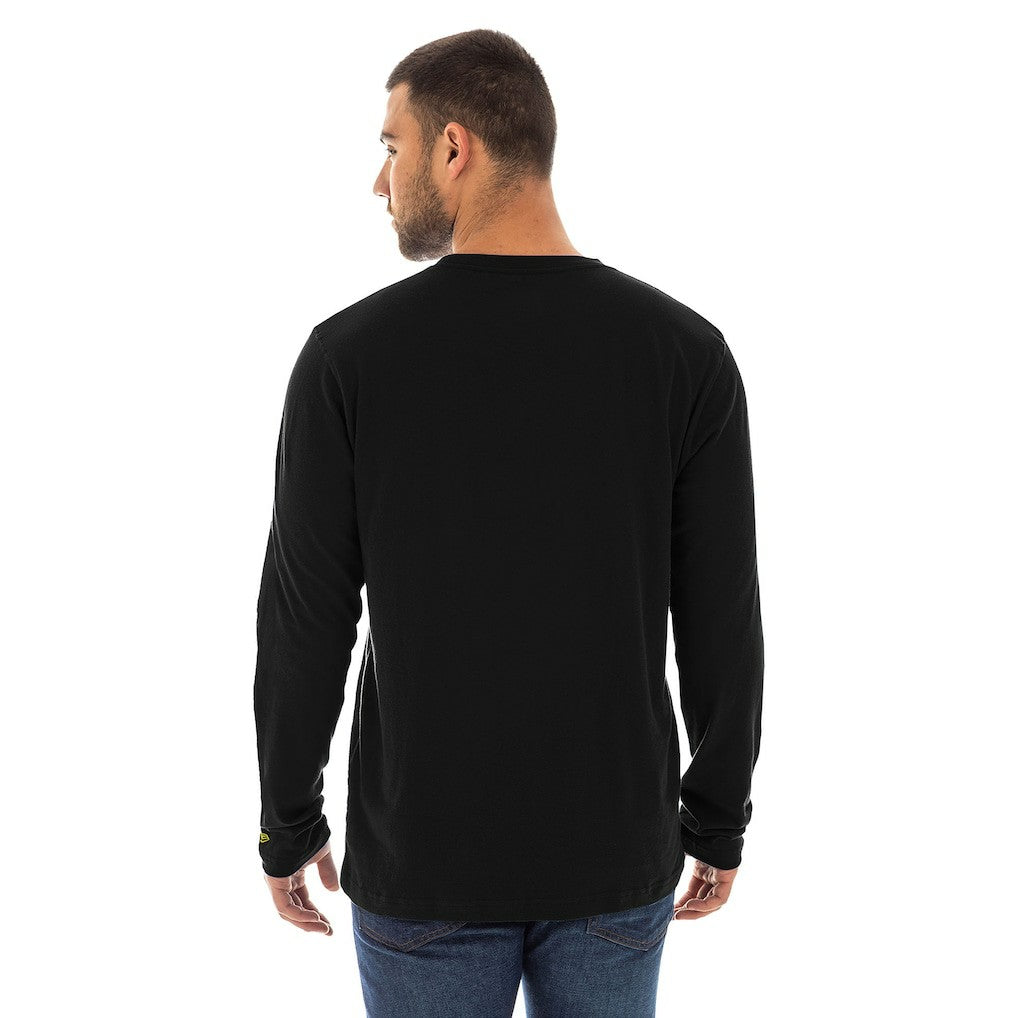 New Era Indiana Pacers 2024/25 City Edition Long Sleeve T-Shirt Black