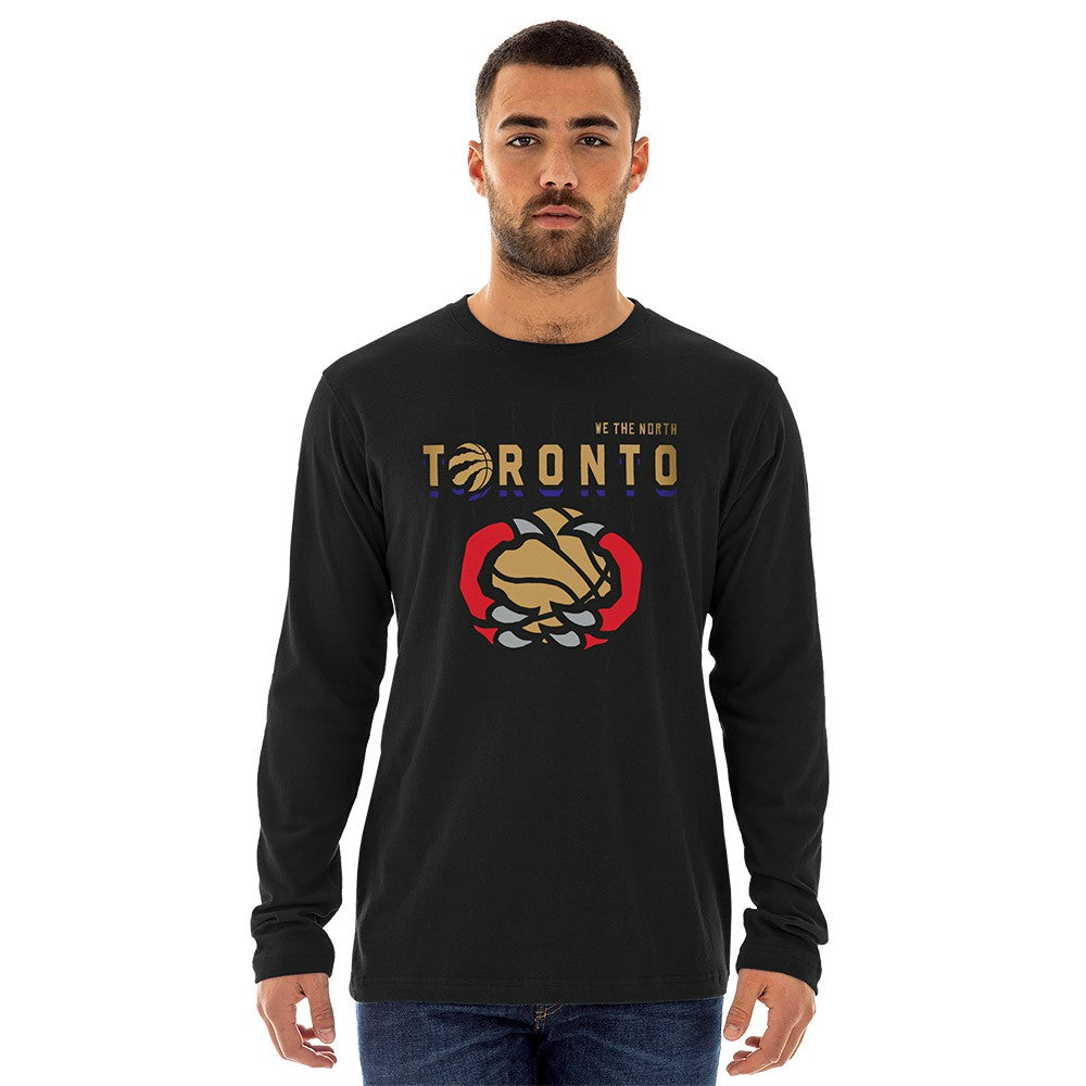 New Era Toronto Raptors 2024/25 City Edition Long Sleeve T-Shirt Black