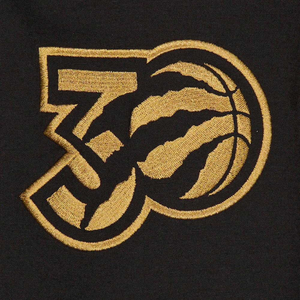 New Era Toronto Raptors 2024/25 City Edition Chenille Heavyweight Pullover Hoodie Black