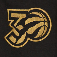 New Era Toronto Raptors 2024/25 City Edition Chenille Heavyweight Pullover Hoodie Black