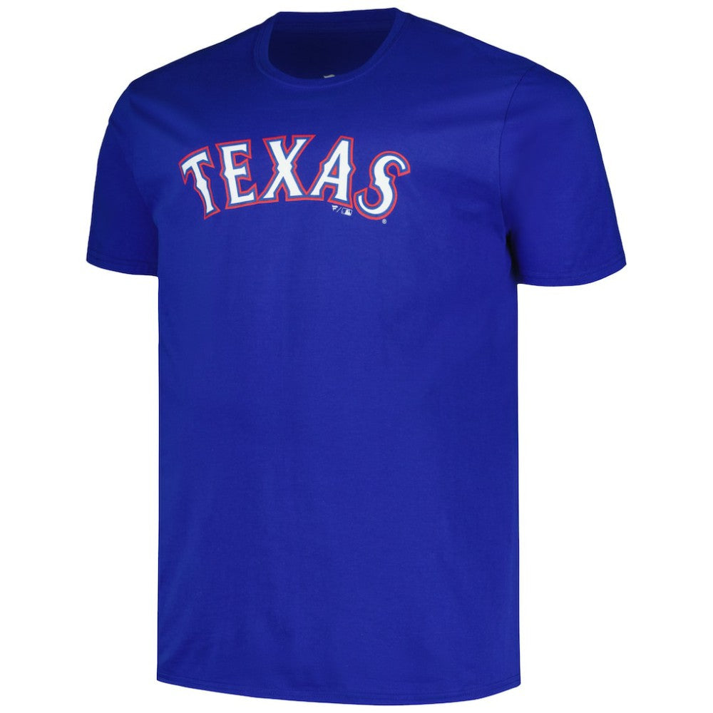 Wyatt Langford Texas Rangers Fanatics Big & Tall Name & Number T-Shirt Discount