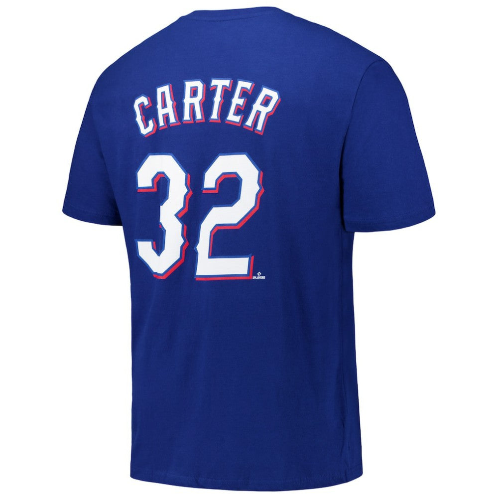 Evan Carter Texas Rangers Fanatics Big & Tall Name & Number T-Shirt Near Me