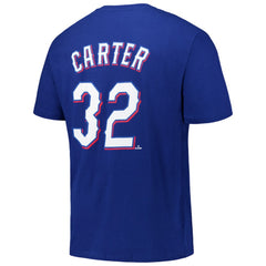 Evan Carter Texas Rangers Fanatics Big & Tall Name & Number T-Shirt Near Me