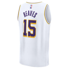 Fanatics Austin Reaves Los Angeles Lakers Fast Break Replica Player Jersey Association Edition White