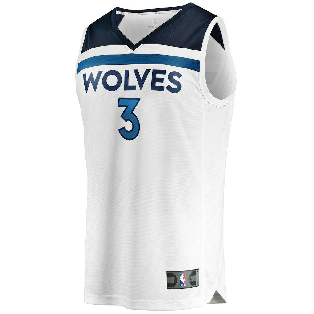 Fanatics Jaden McDaniels Minnesota Timberwolves Fast Break Replica Player Jersey Association Edition White