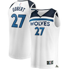 Fanatics Rudy Gobert Minnesota Timberwolves Fast Break Replica Player Jersey Association Edition White