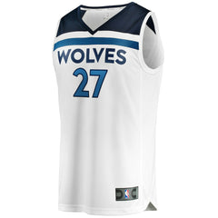 Fanatics Rudy Gobert Minnesota Timberwolves Fast Break Replica Player Jersey Association Edition White