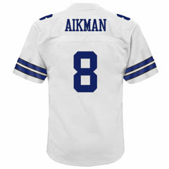 Troy Aikman Dallas Cowboys Youth 1992 Legacy Jersey - White - Mitchell & Ness