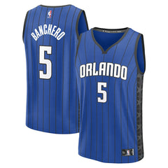 Fanatics Paolo Banchero Orlando Magic Youth Fast Break Replica Player Jersey Statement Edition Blue