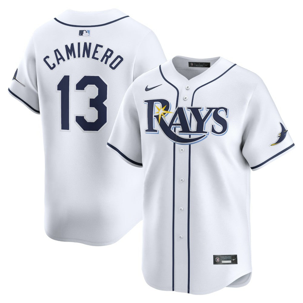Junior Caminero Tampa Bay Rays Nike Youth Home Limited Player Jersey Outlet