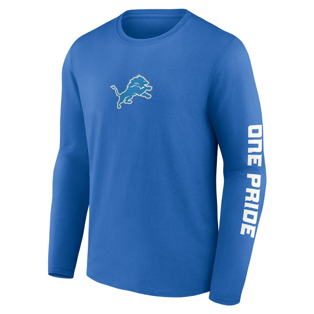 Detroit Lions One Pride Long Sleeve T-Shirt - Blue - Fanatics