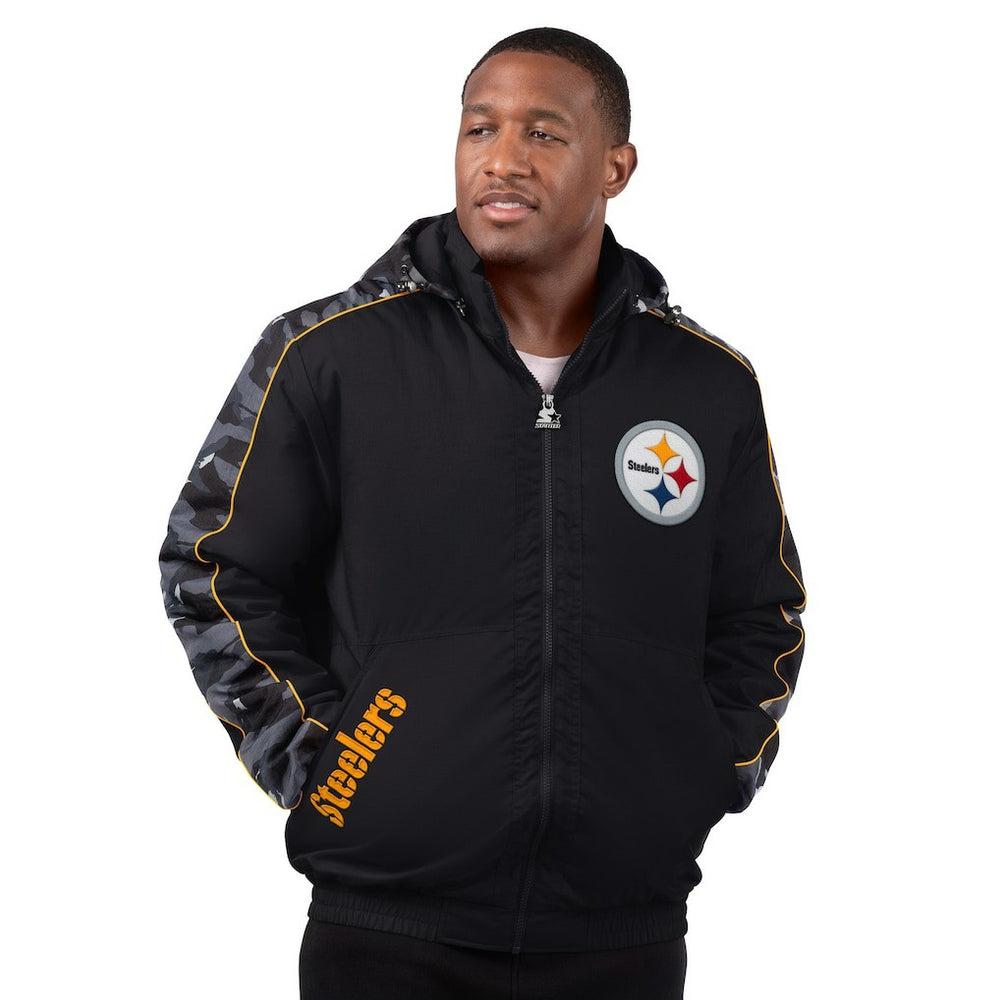 Pittsburgh Steelers Starter Thursday Night Gridiron Full-Zip Jacket - Black - NFL