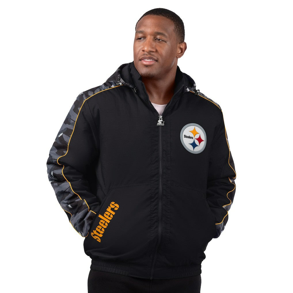 Pittsburgh Steelers Starter Thursday Night Gridiron Full-Zip Jacket - Black - NFL