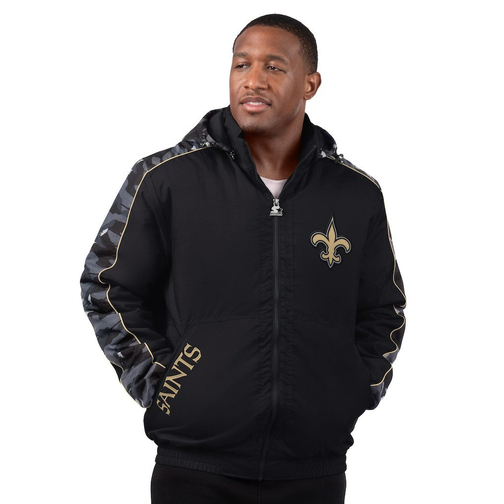 New Orleans Saints Starter Thursday Night Gridiron Full-Zip Jacket - Black - NFL