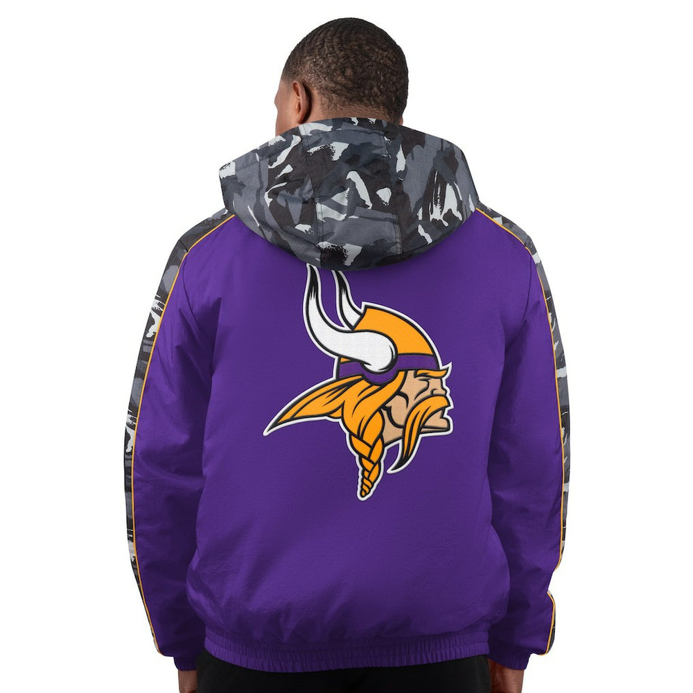 Minnesota Vikings Starter Thursday Night Gridiron Full-Zip Jacket - Purple - NFL