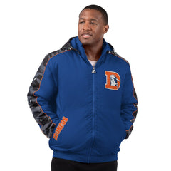 Denver Broncos Starter Thursday Night Gridiron Full-Zip Hoodie Jacket - Navy - NFL