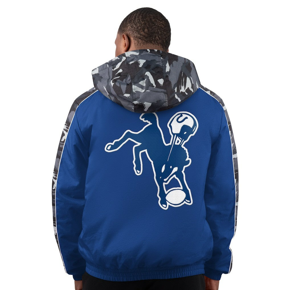 Indianapolis Colts Starter Thursday Night Gridiron Full-Zip Hoodie Jacket - Royal - NFL