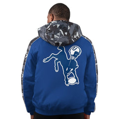 Indianapolis Colts Starter Thursday Night Gridiron Full-Zip Hoodie Jacket - Royal - NFL