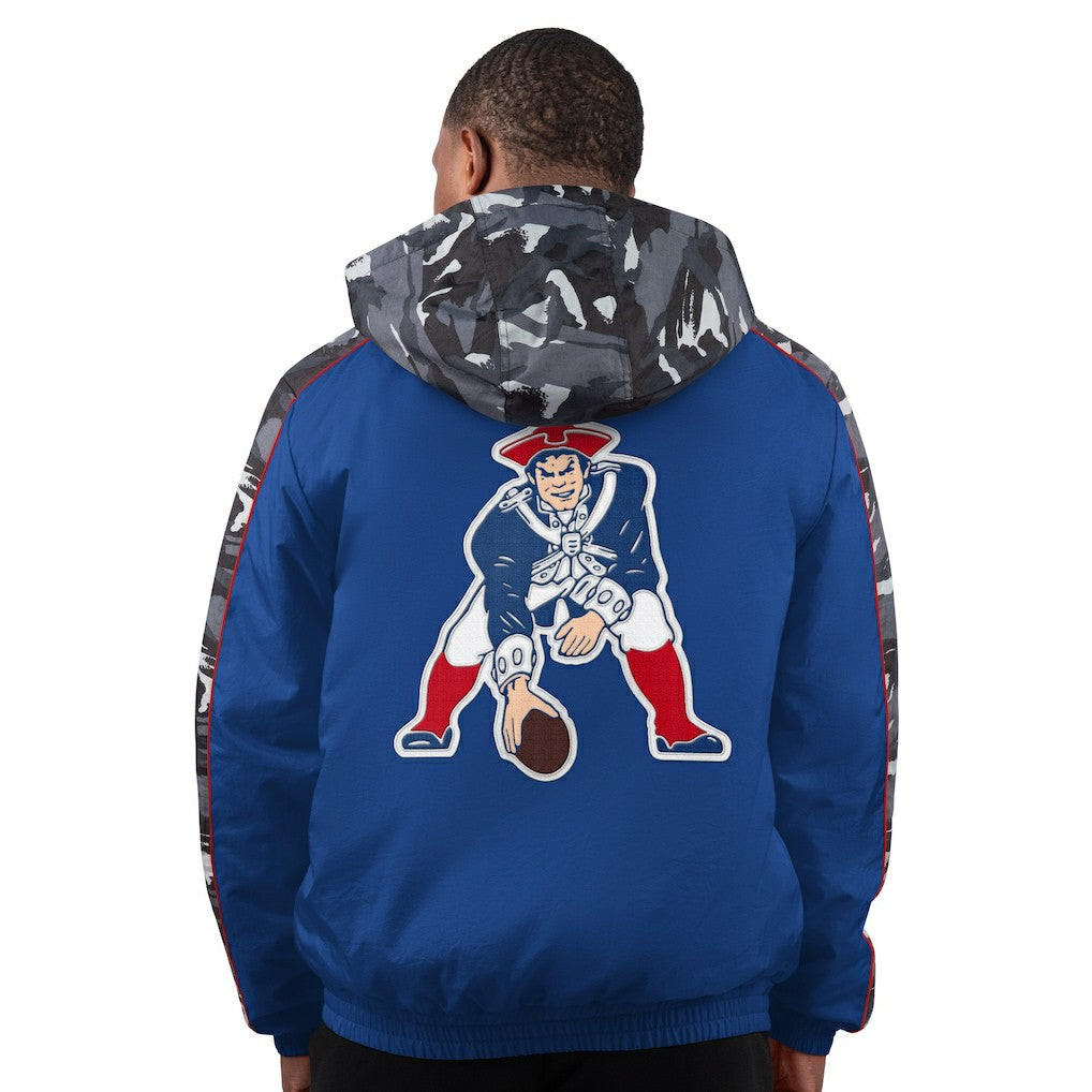 New England Patriots Starter Thursday Night Gridiron Full-Zip Hoodie Jacket - Navy - NFL