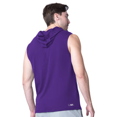 Minnesota Vikings MSX by Michael Strahan Action Sleeveless Pullover Hoodie - Purple - NFL
