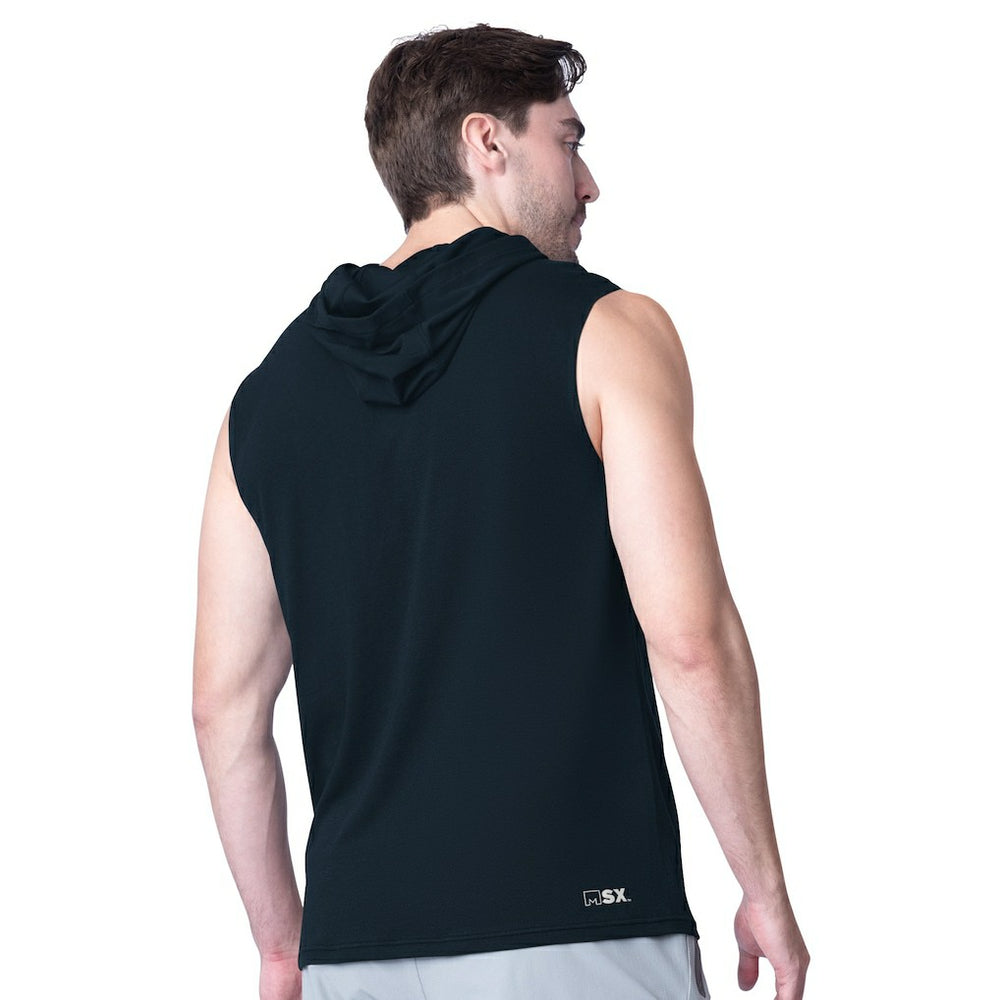 Cincinnati Bengals MSX by Michael Strahan Action Sleeveless Pullover Hoodie - Black - NFL