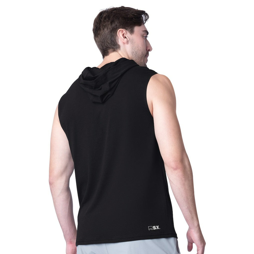 Jacksonville Jaguars MSX by Michael Strahan Action Sleeveless Pullover Hoodie - Black - NFL