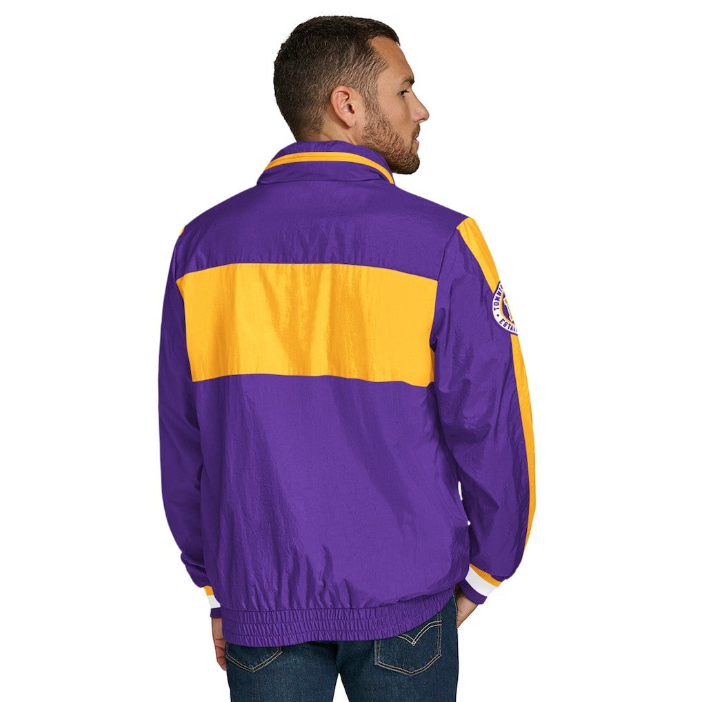 Minnesota Vikings Tommy Hilfiger Gael Lightweight Half-Zip Hoodie Jacket - Purple - NFL