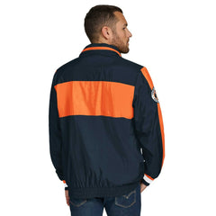 Chicago Bears Tommy Hilfiger Gael Lightweight Half-Zip Pullover Hoodie Jacket - Navy - NFL
