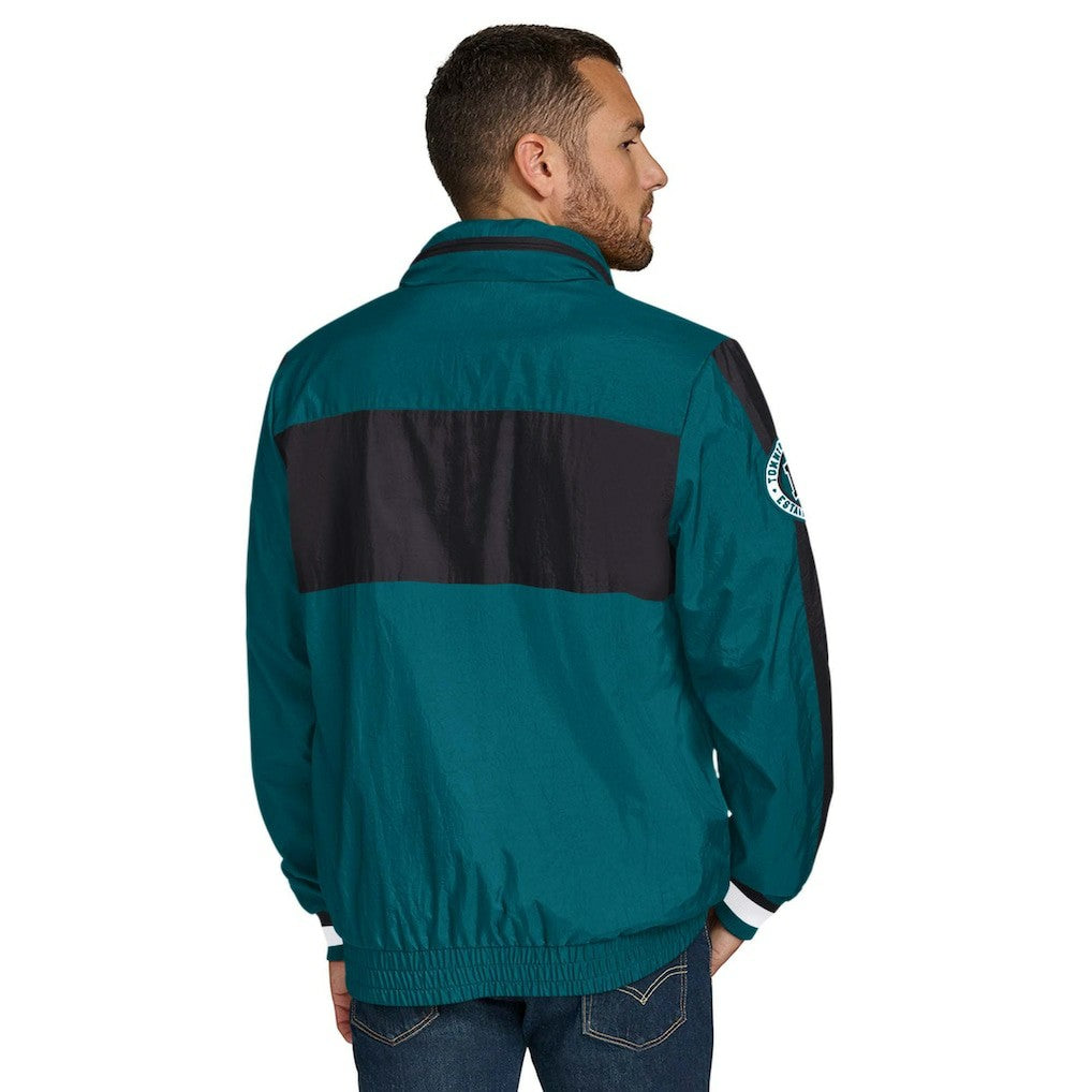 Philadelphia Eagles Tommy Hilfiger Gael Lightweight Half-Zip Hoodie Jacket - Green - NFL