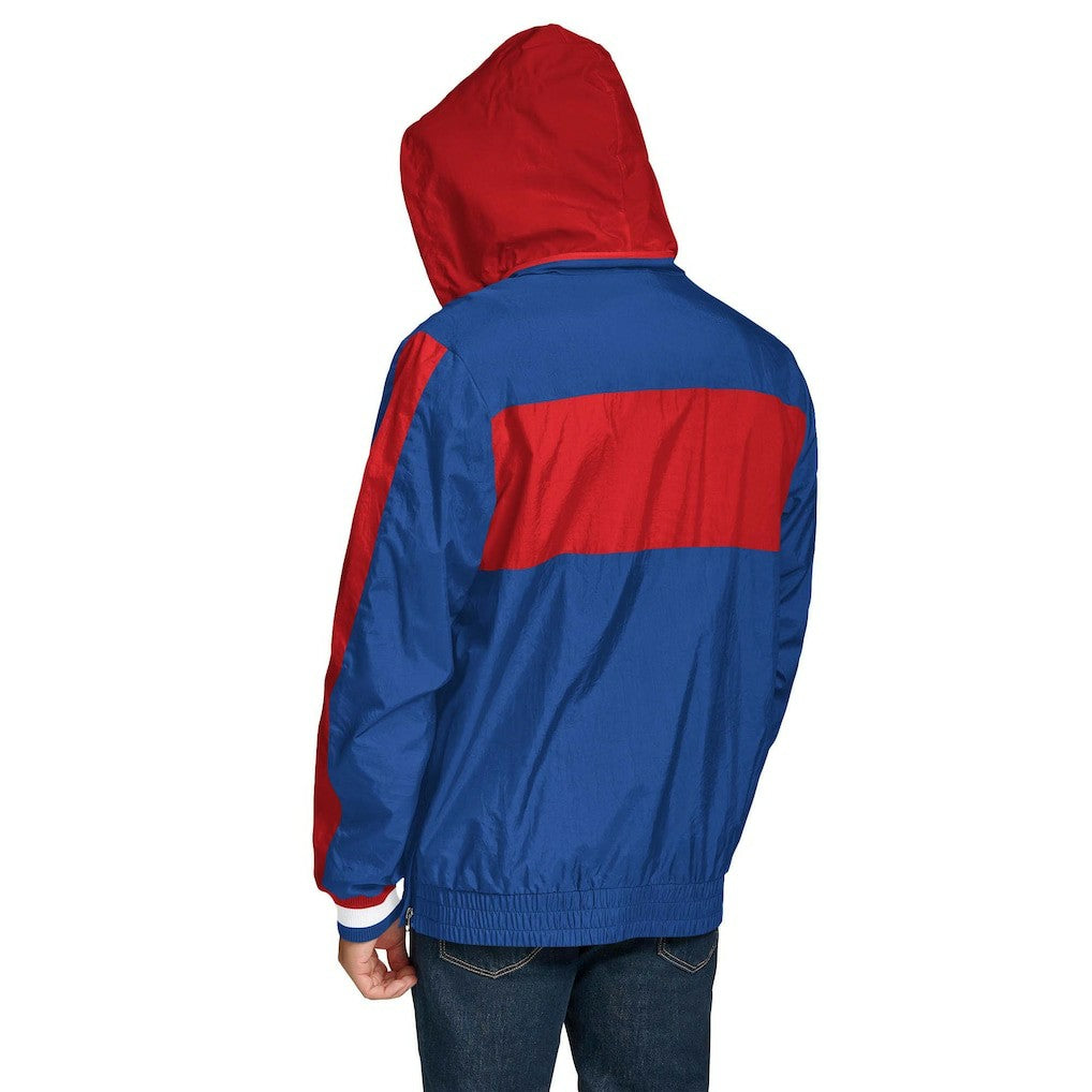 Buffalo Bills Tommy Hilfiger Gael Lightweight Half-Zip Hoodie Jacket - Royal - NFL